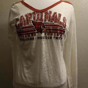 Women's NFL Arizona Cardinals Long Sleeve Blouse S